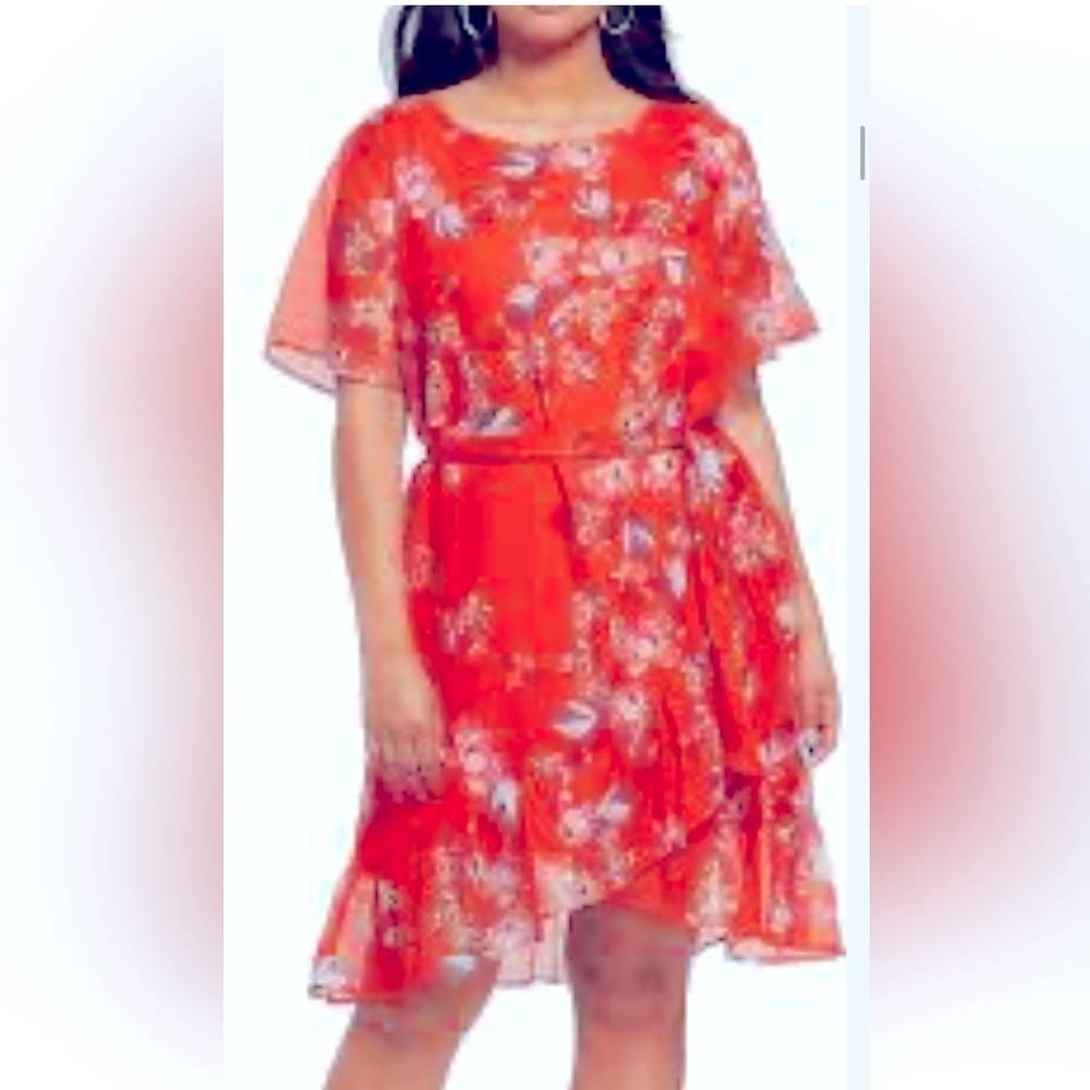 Good used condition floral dress. Sz xl